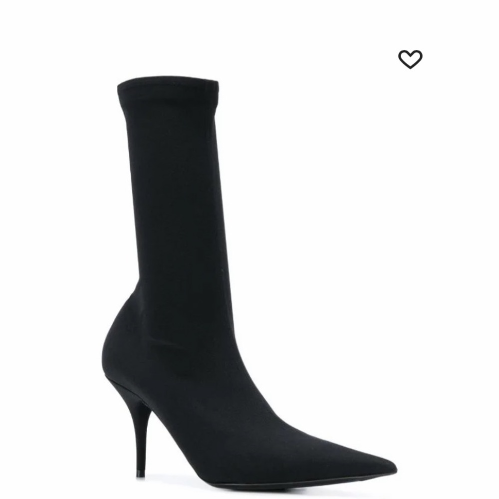 Balenciaga Knife Crepe Jersey Boots